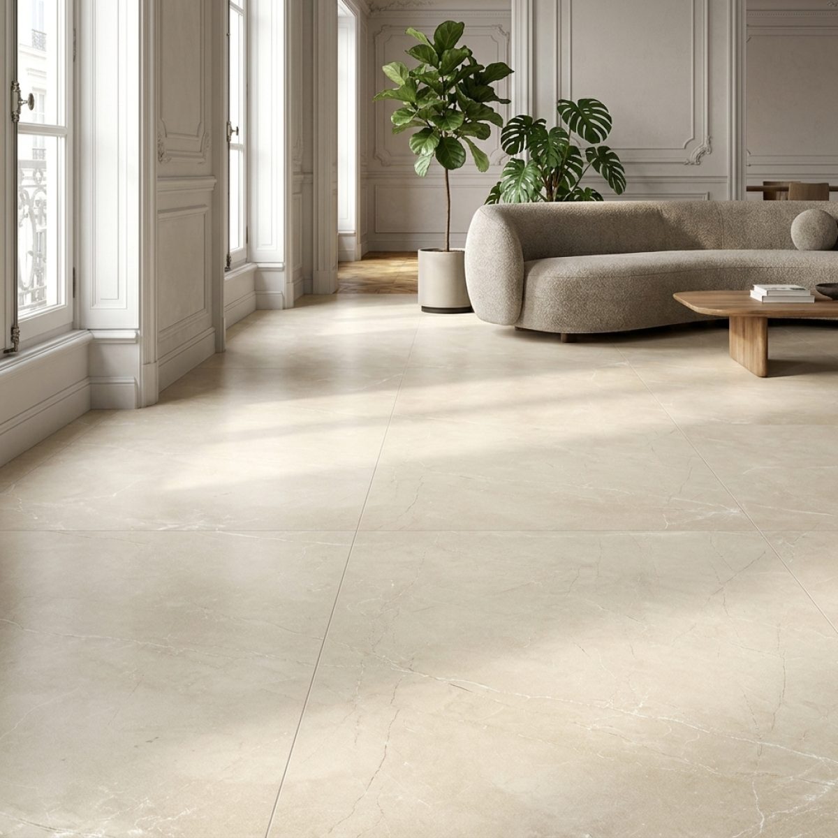 Carrelage MYSTERY BEIGE 100x100 cm rect
