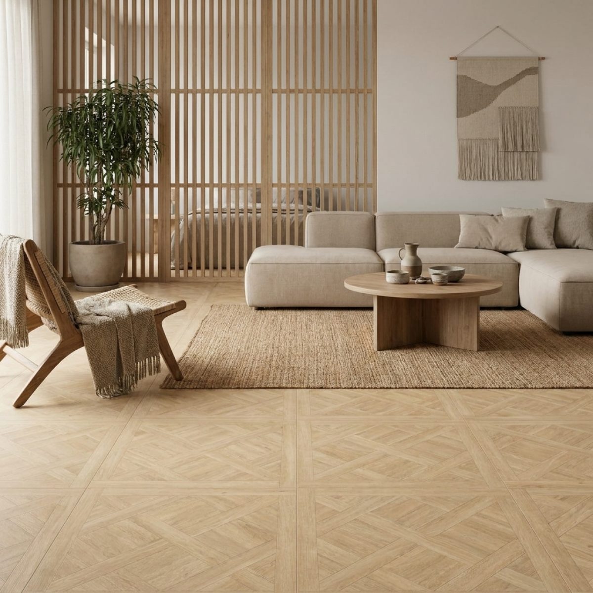 Carrelage PECAN SQUARE BEIGE 60x60
