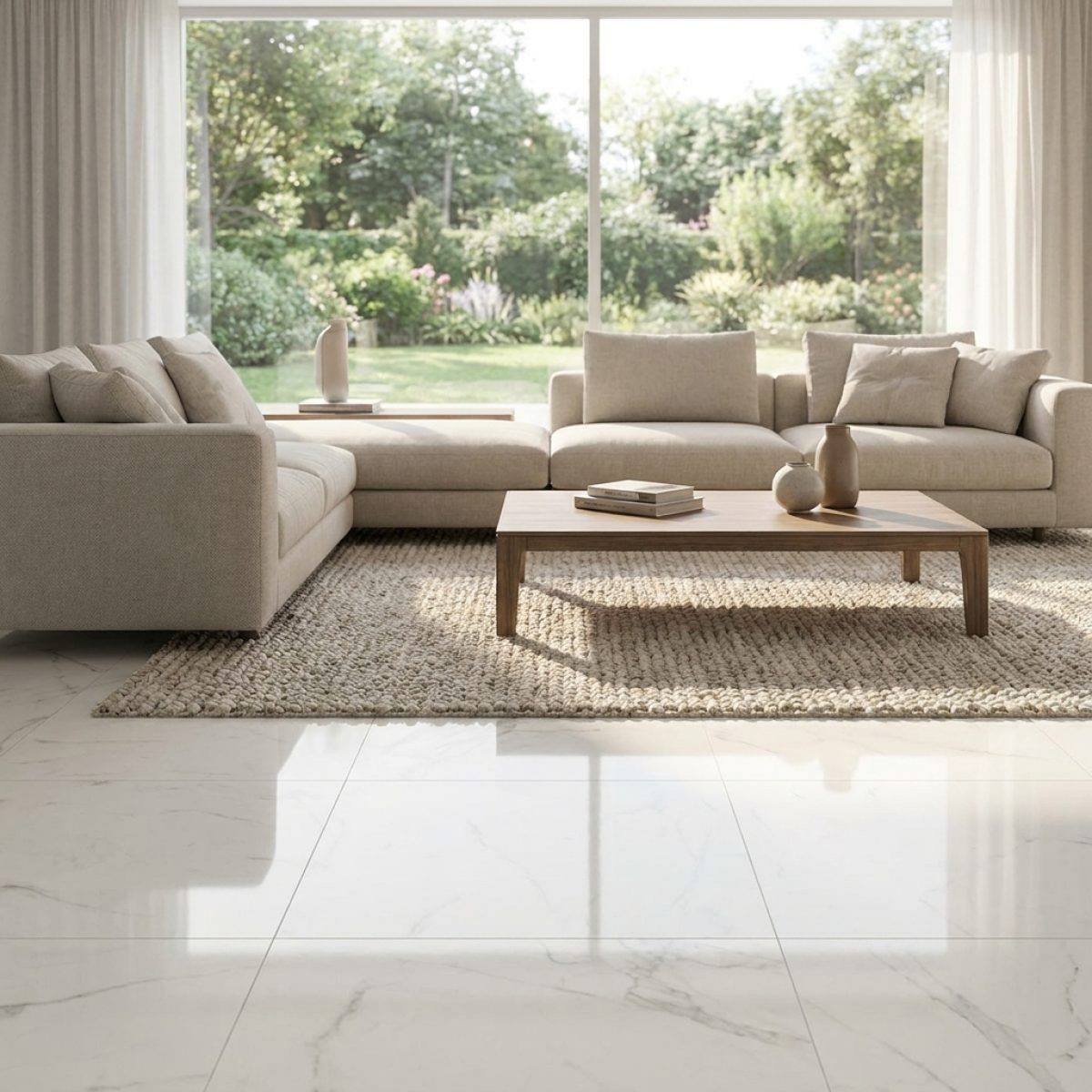 Carrelage GROUND BLANC 80x80