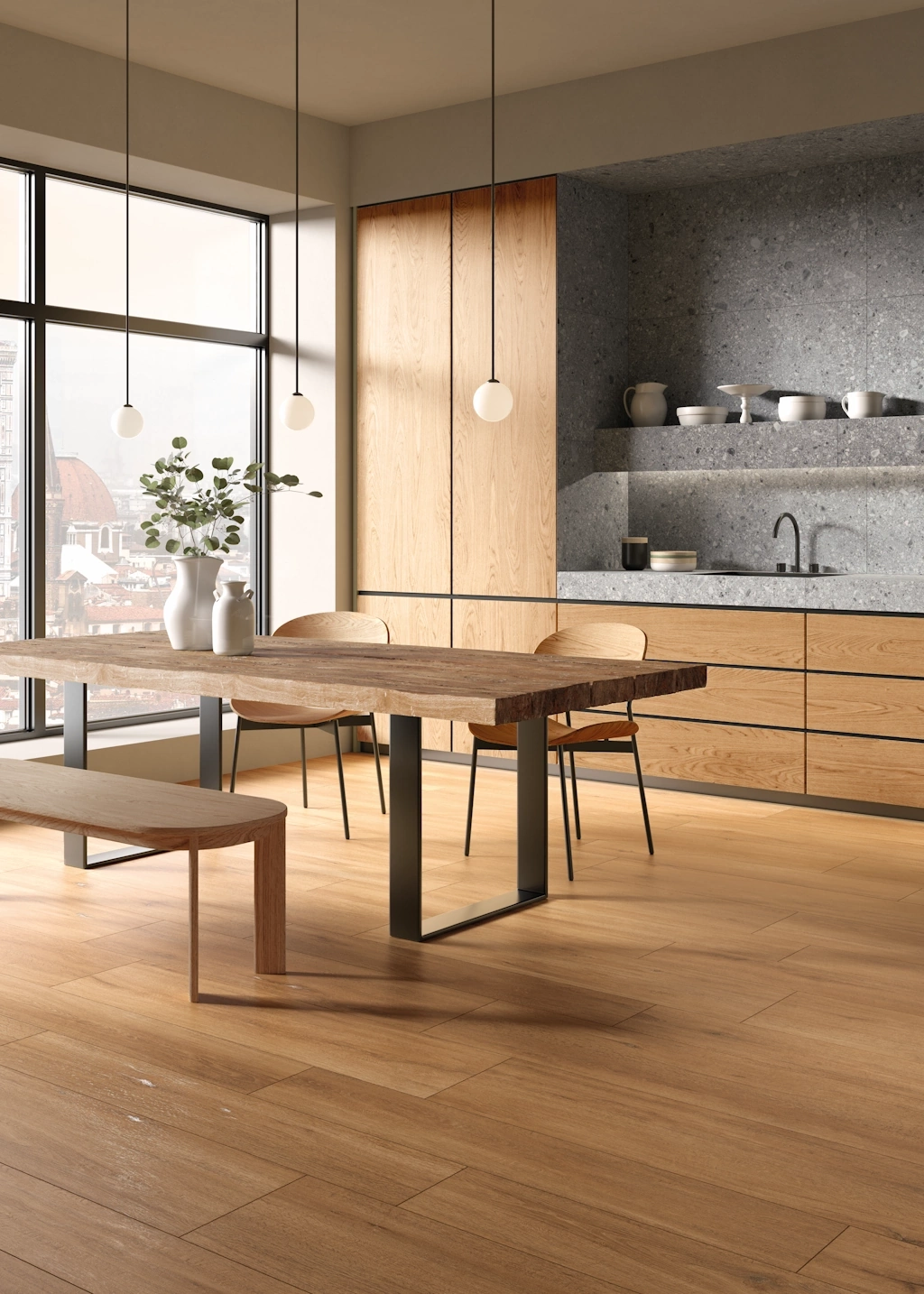 Carrelage FIRENZE ROVERE 20x120