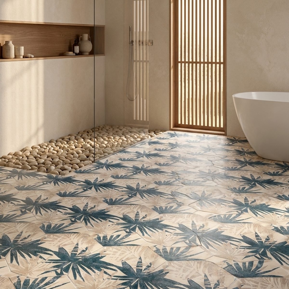 Carrelage Florida Esagona Blue 24x27.7